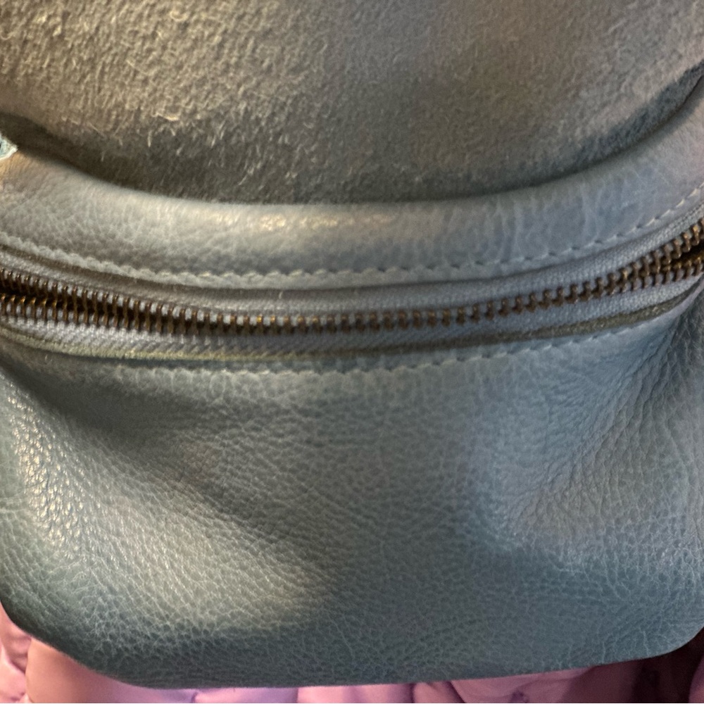 Fun Free People Blue Leather Women's Bag - Picture 2 of 8